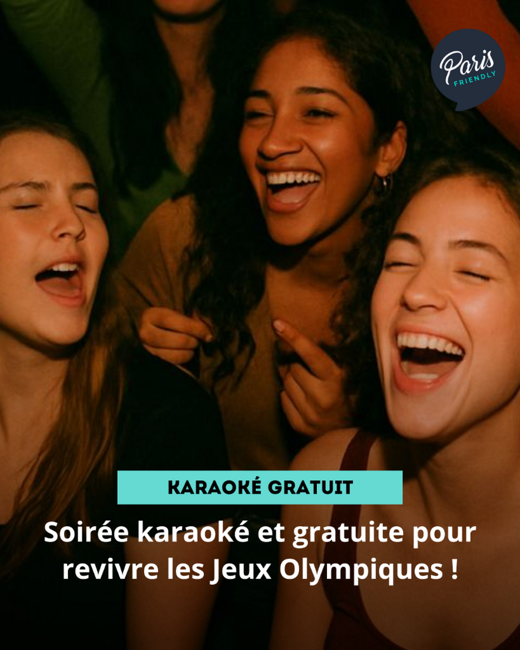 Soir&eacute;e karaok&eacute; g&eacute;ante et gratuite en plein air pour revivre les Jeux Olympiques !