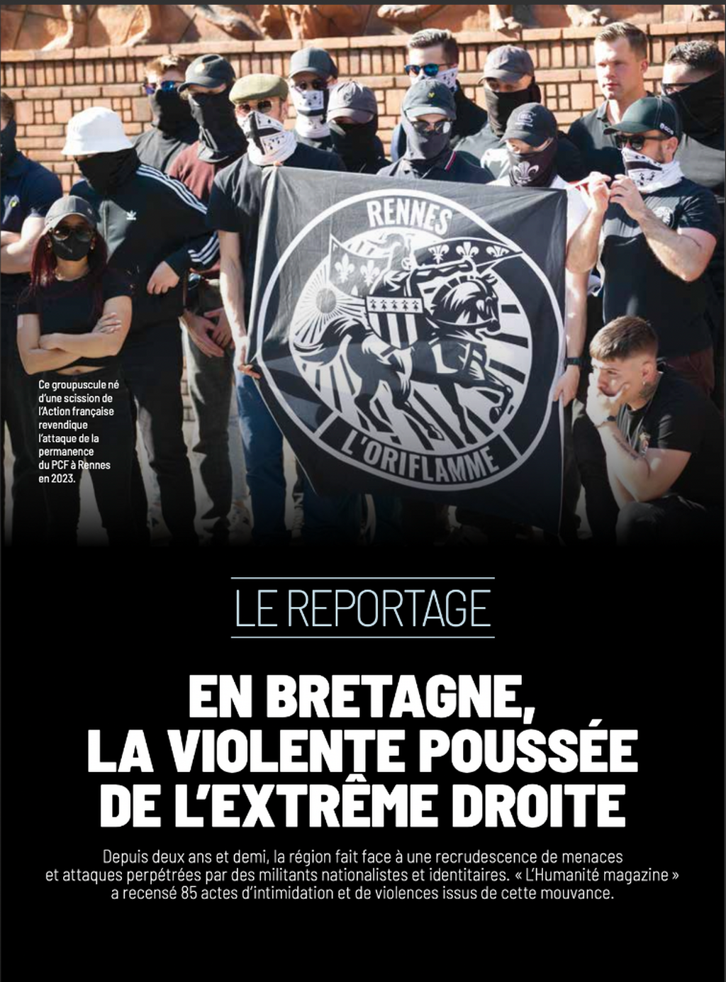  Menaces de mort, tags nazis et agressions : en Bretagne, la violente pouss&eacute;e de l&rsquo;extr&ecirc;me droite 