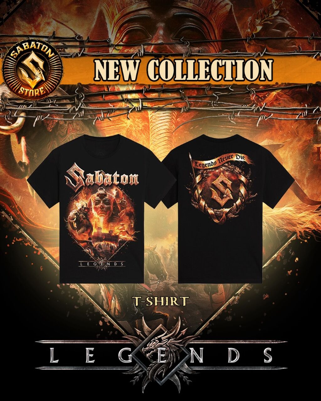  👕 SHOP the &ldquo;LEGENDS&rdquo; merch & more!