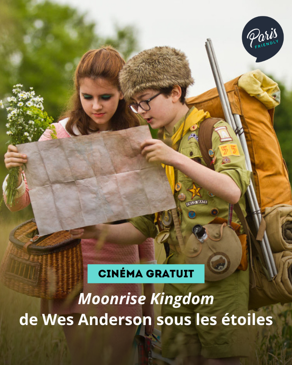 Moonrise Kingdom de Wes Anderson sous les &eacute;toiles