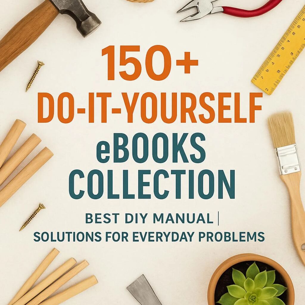 150 DIY eBooks Bundle (PDF)