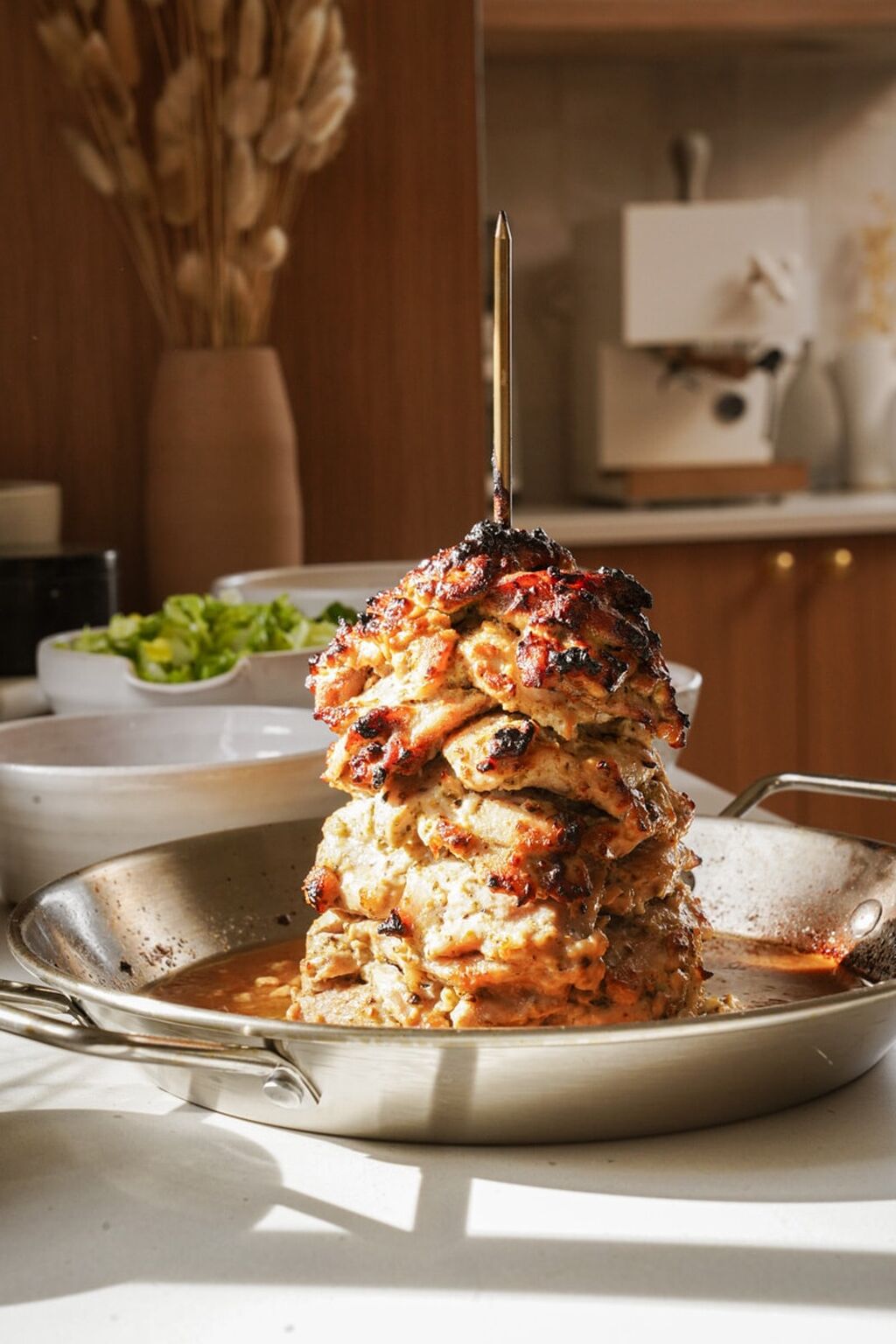Greek Chicken Gyros (Authentic Cooking Method)