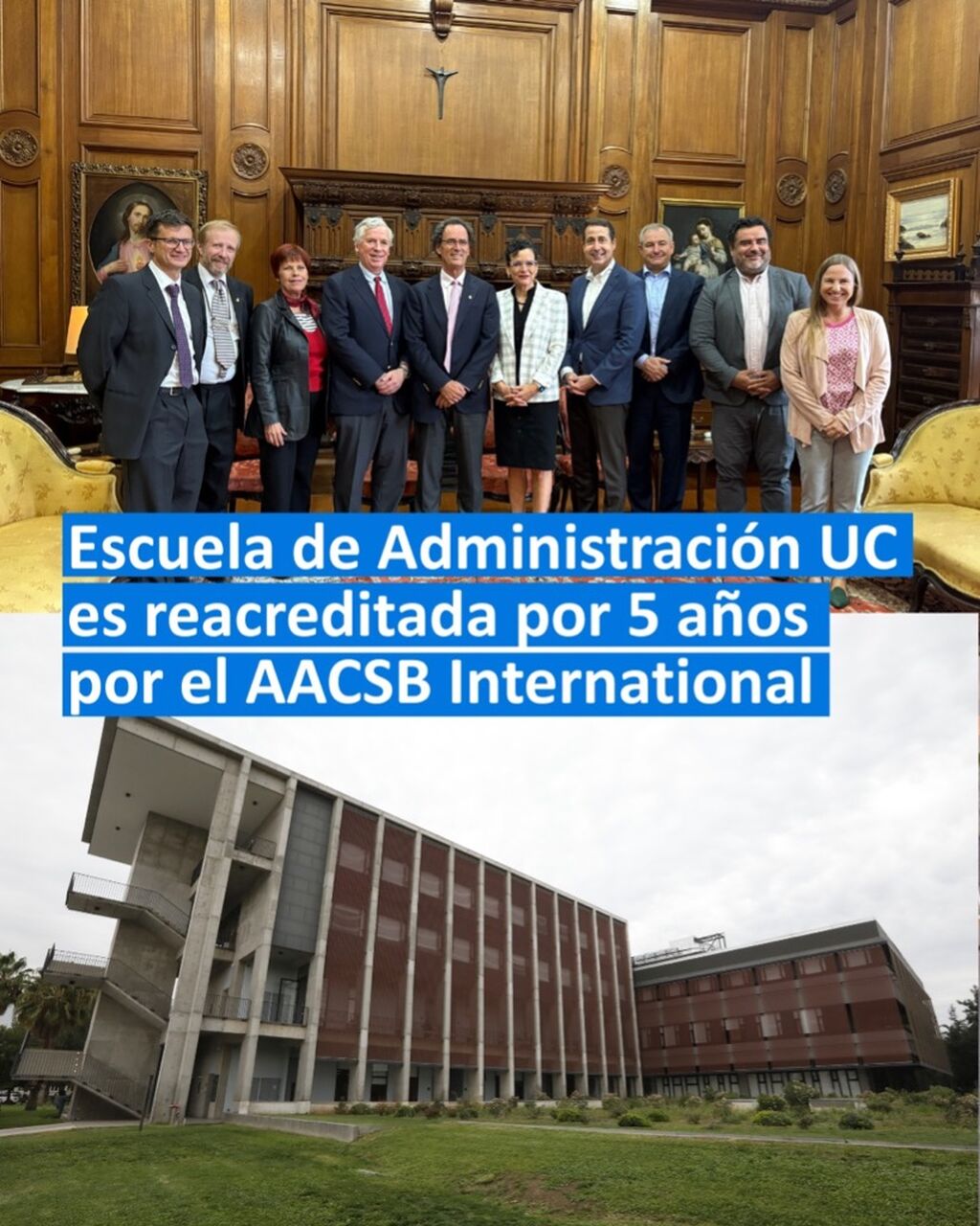 Escuela de Administraci&oacute;n UC consolida su proyecto a nivel internacional