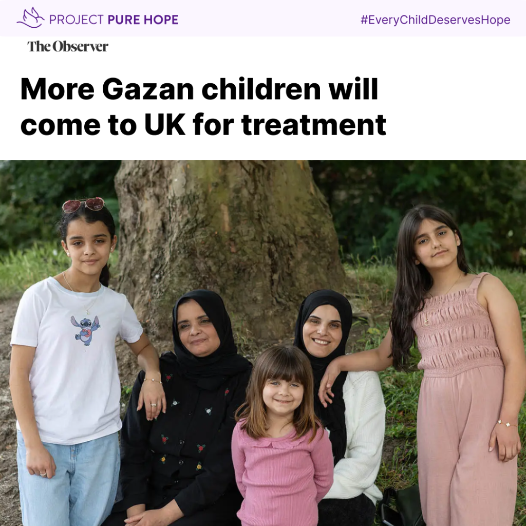 article: More Gazan children will come to UK for treatment