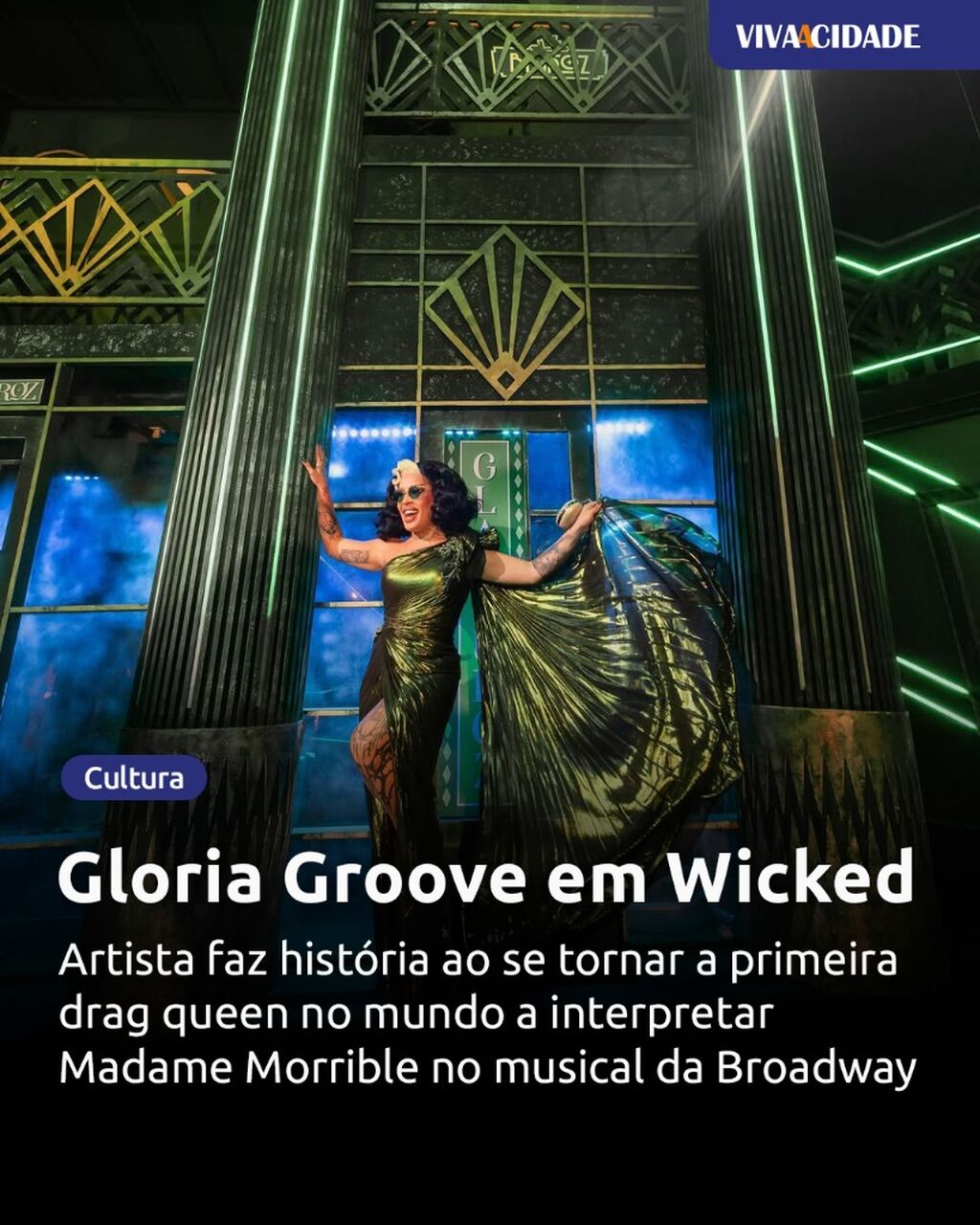 Gloria Groove em Wicked