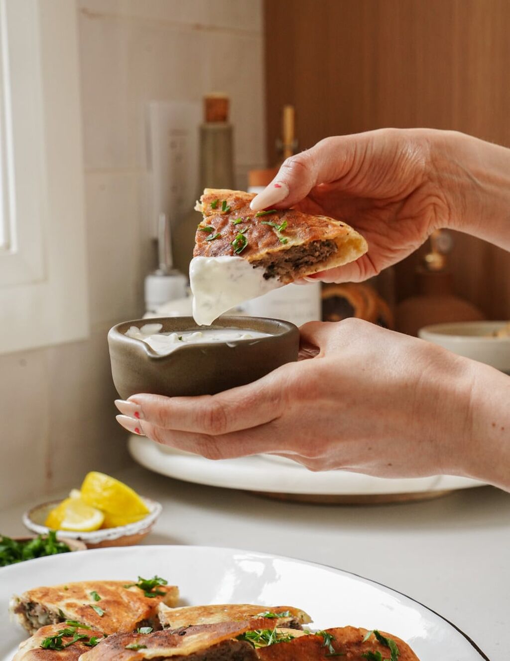 Arayes (Middle Eastern Meat-Stuffed Pita)