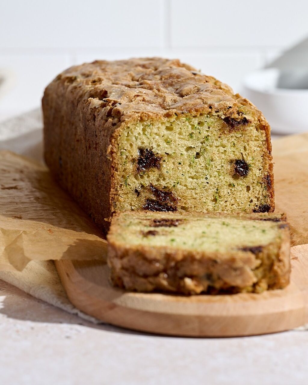 Vegan Sourdough Zucchini Bread