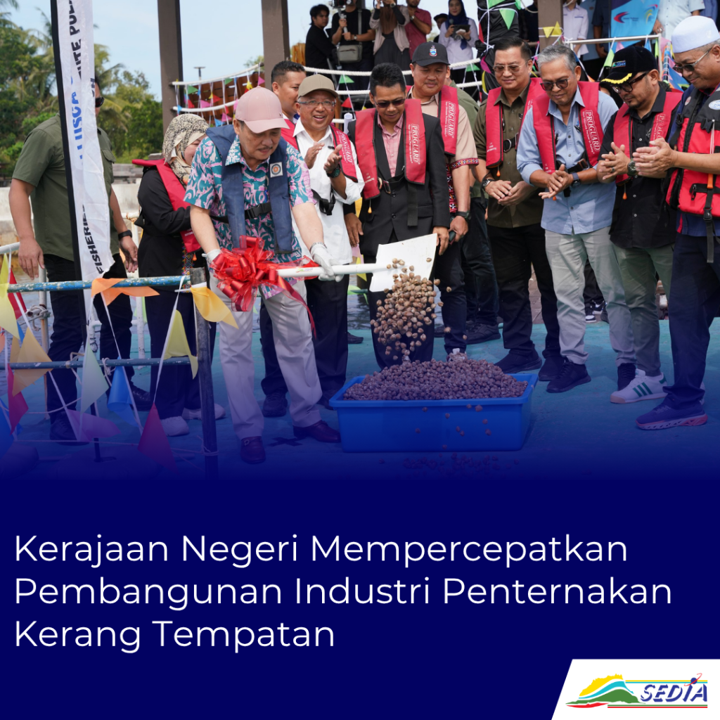 Kerajaan Negeri Mempercepatkan Pembangunan Industri Penternakan Kerang Tempatan