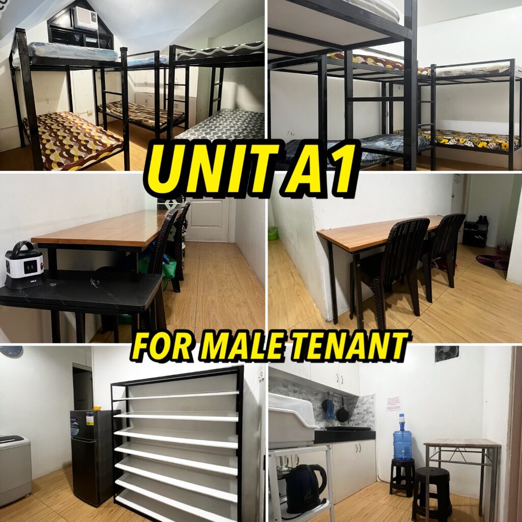 Male Bedspace - Unit A1 (₱5,000)