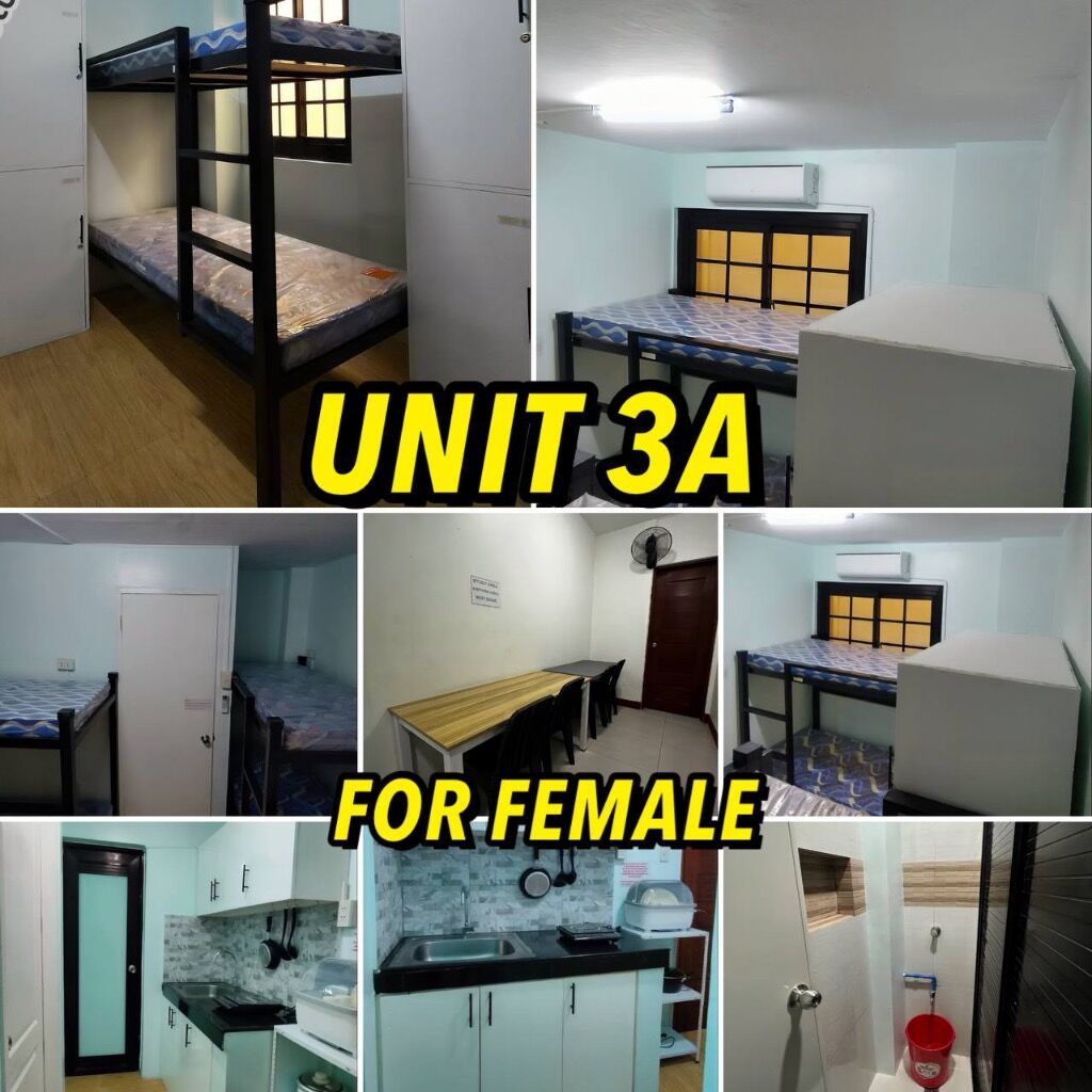 FEMALE BEDSPACE - unit 3A (₱5,000-₱5,500)