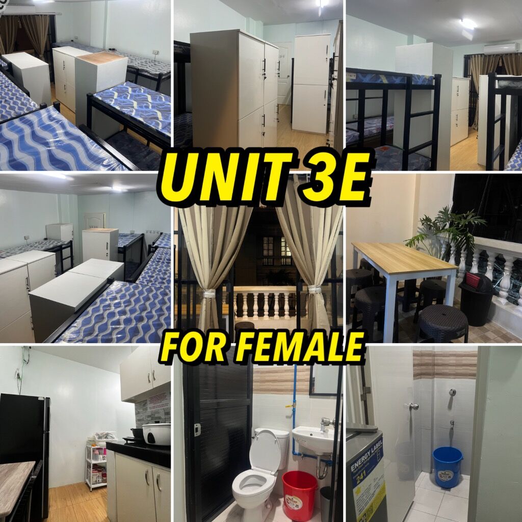 FEMALE BEDSPACE - UNIT 3E (₱5,000)