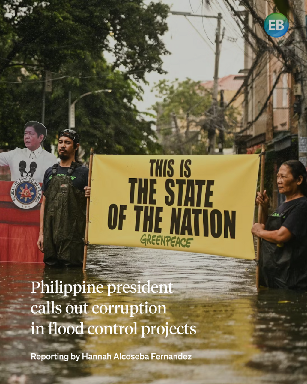 Philippine president calls out corruption in flood control projects