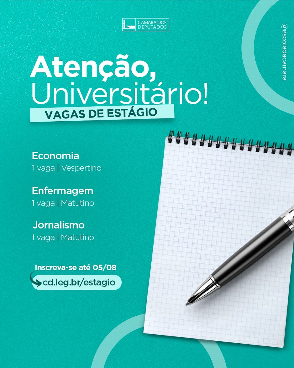 Vagas de est&aacute;gio