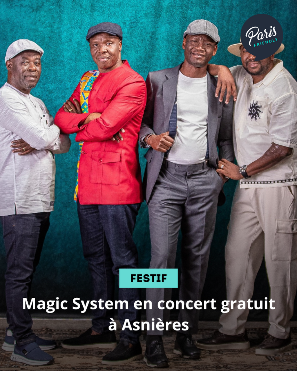 Magic System en concert gratuit &agrave; Asni&egrave;res