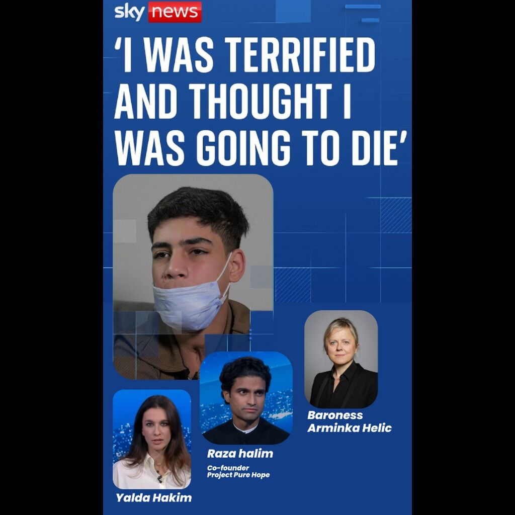 VIDEO: Majd was injured while trying to get humanitarian aid in Gaza. 