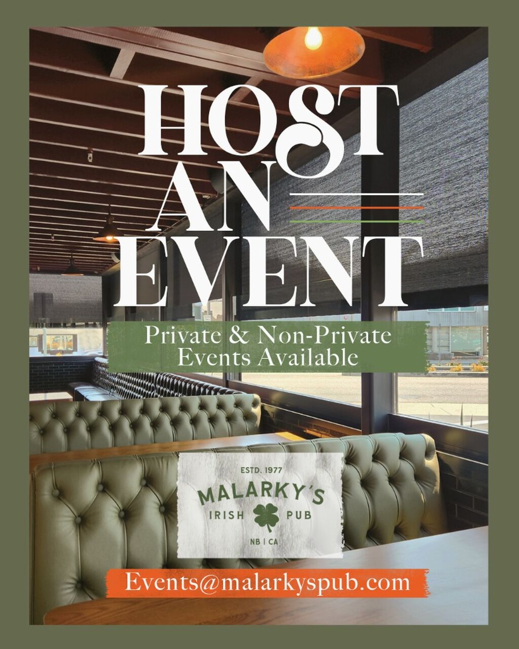 HOST YOUR EVENT HERE