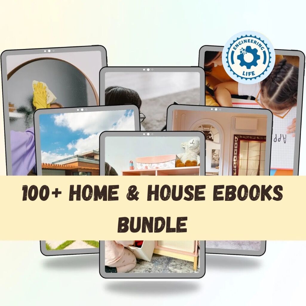 100 Home & House eBooks Bundle, Decor, Maintenance, and DIY Tips, Home Books