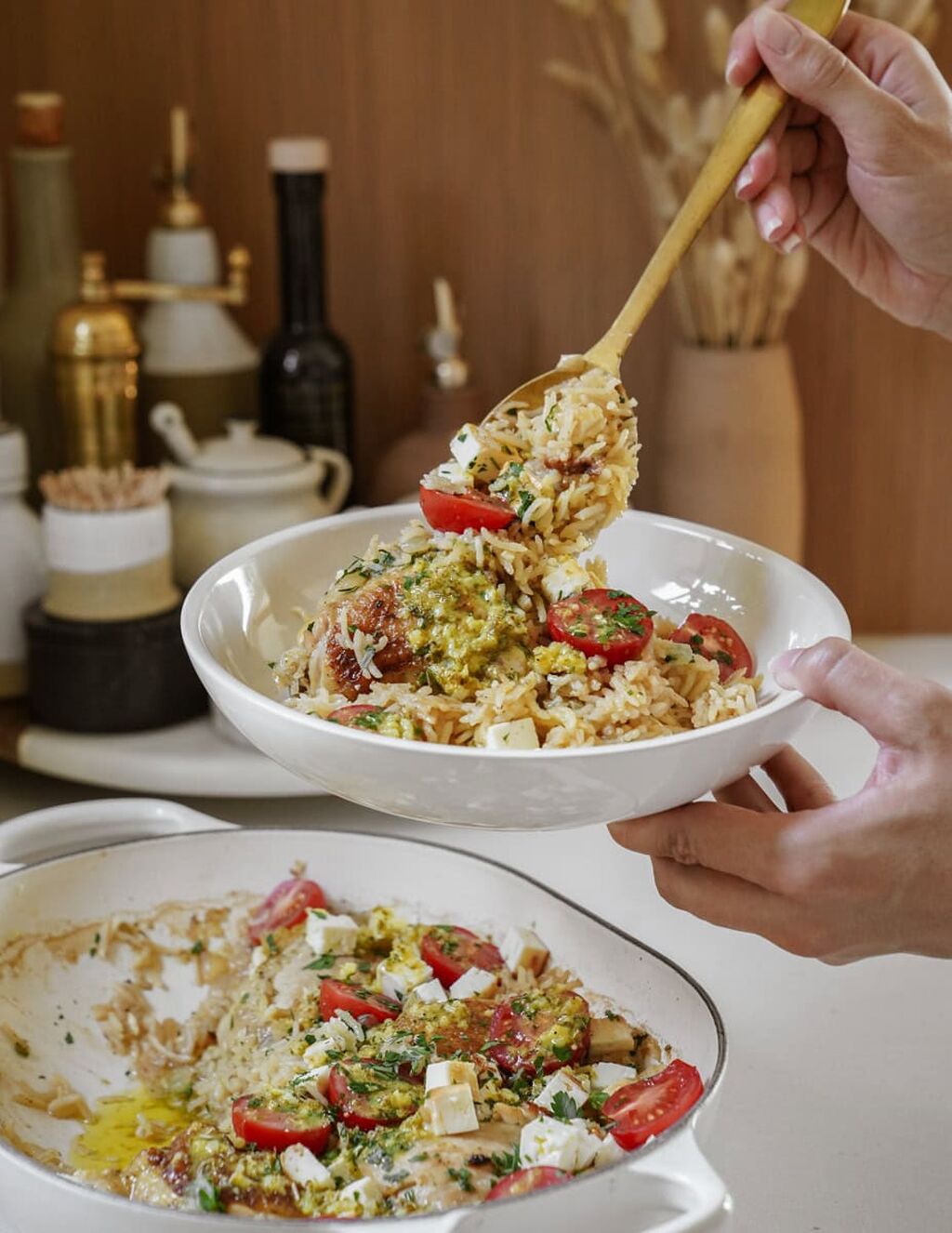 Oven Baked Chicken and Rice