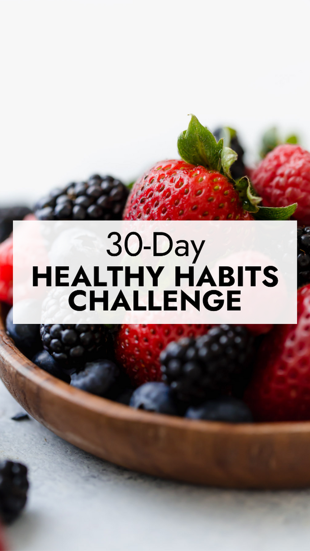 30-Day Healthy Habits Challenge