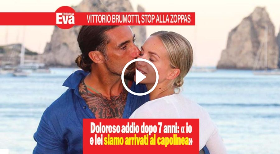Vittorio Brumotti, dopo 7 anni l'addio ad Annachiara Zoppas