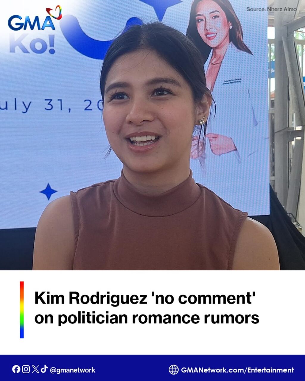 Kim Rodriguez 'no comment' on politician romance rumors