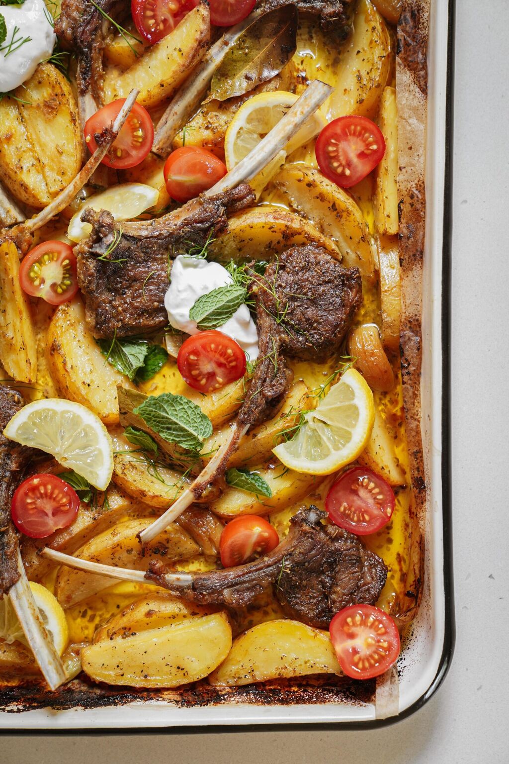 Oven Baked Lamb Chops