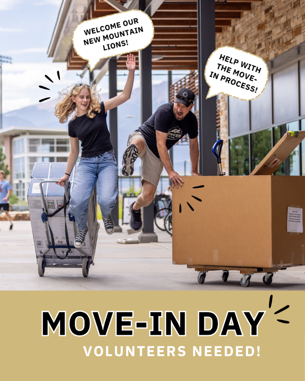 Volunteer for 2025 Student Move-In Day!