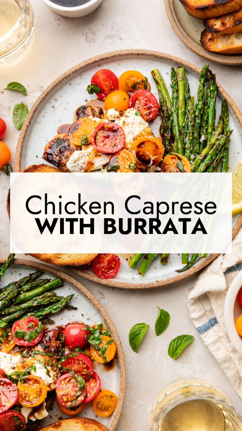 Chicken Caprese with Burrata