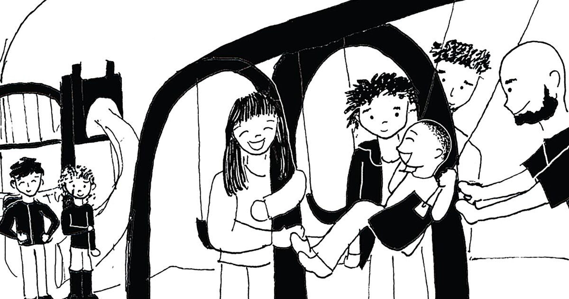 Op-Comic: In a year of darkness, strangers helping a family in need brought light