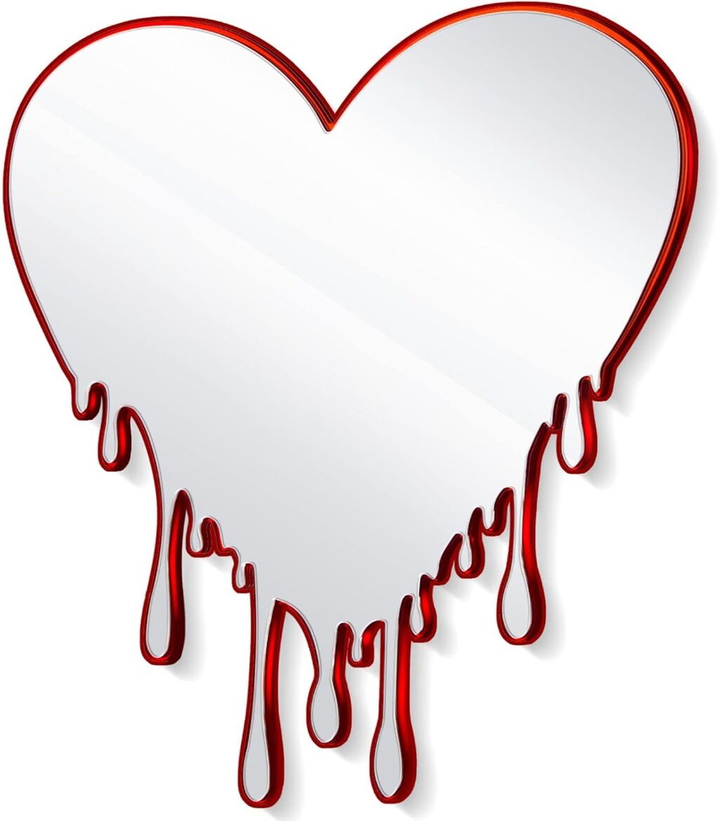 Melting Mirror Wall Heart❤