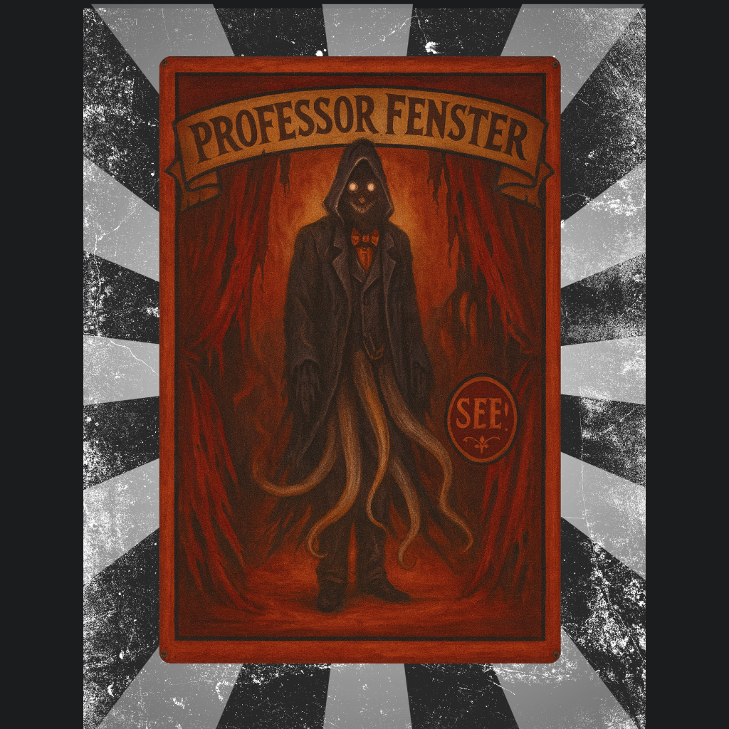 Circus Poster 2 "Professor Fenster"