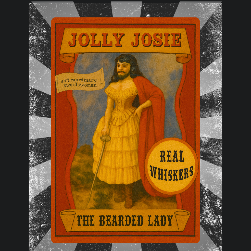 Circus Poster 9 "Bearded Lady"
