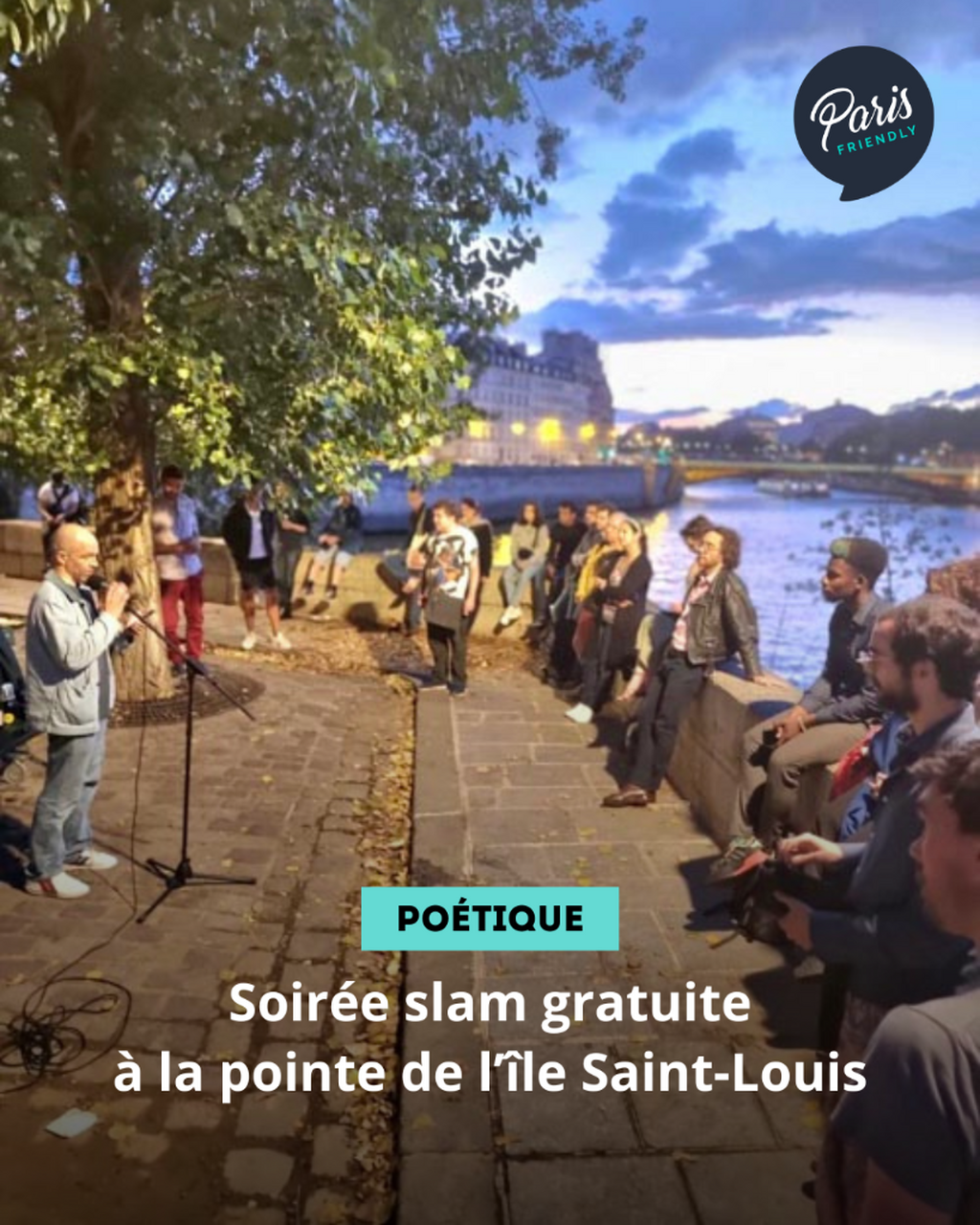 Soir&eacute;e slam gratuite &agrave; la pointe de l&rsquo;&icirc;le Saint-Louis