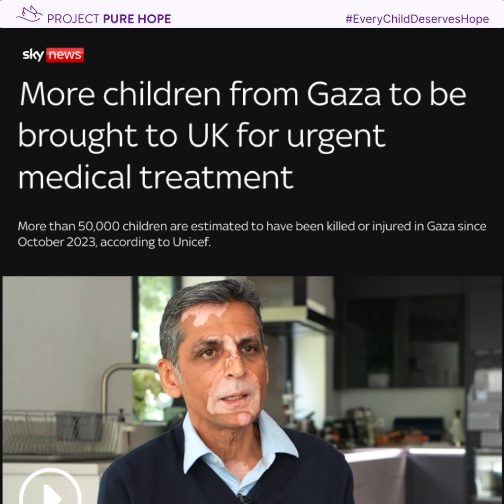 More children from Gaza to be brought to UK for urgent medical treatment