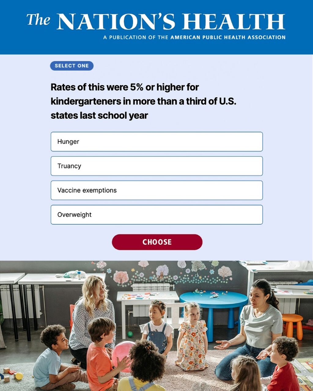 The Nation's Health News Quiz