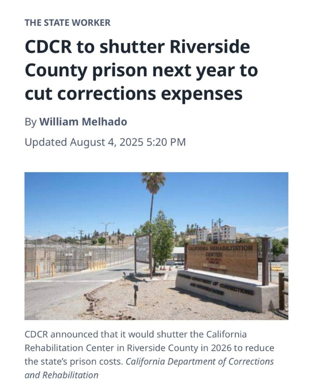 Prison Closure
