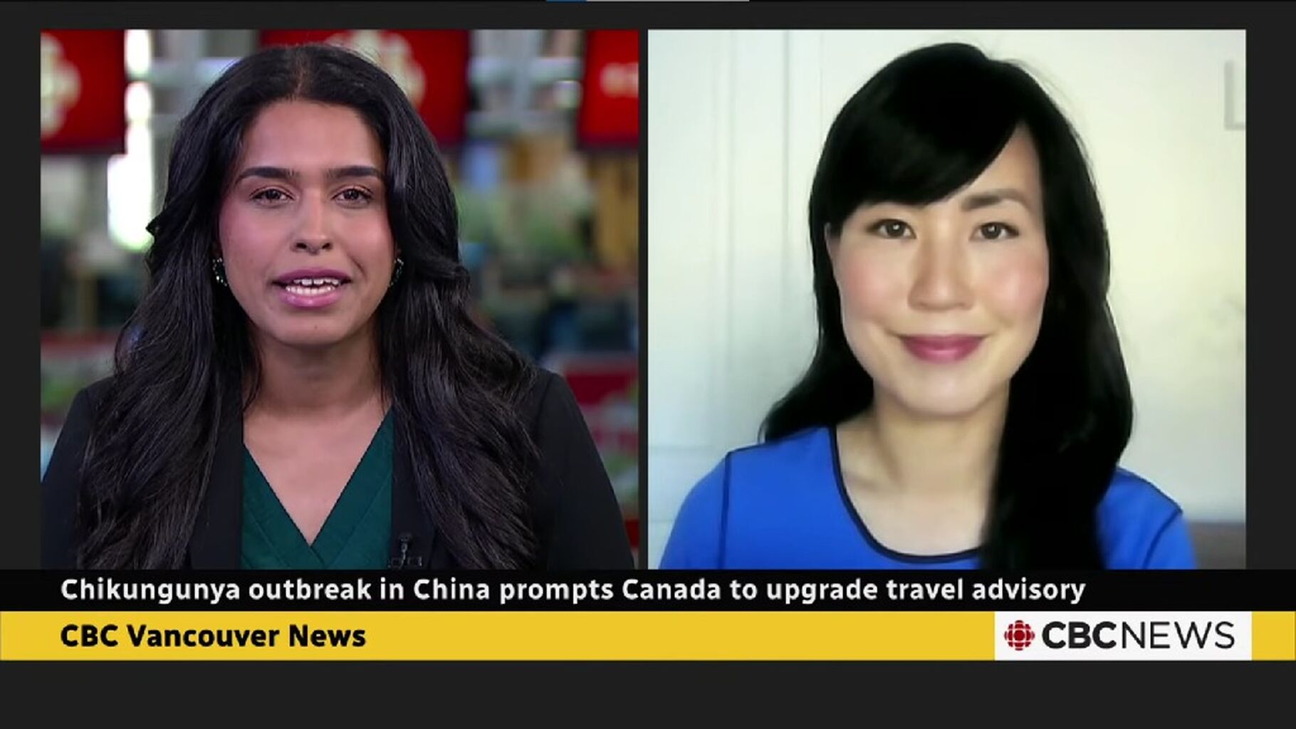 CBC News - Chikungunya outbreak in China prompts Canada to upgrade travel advisory