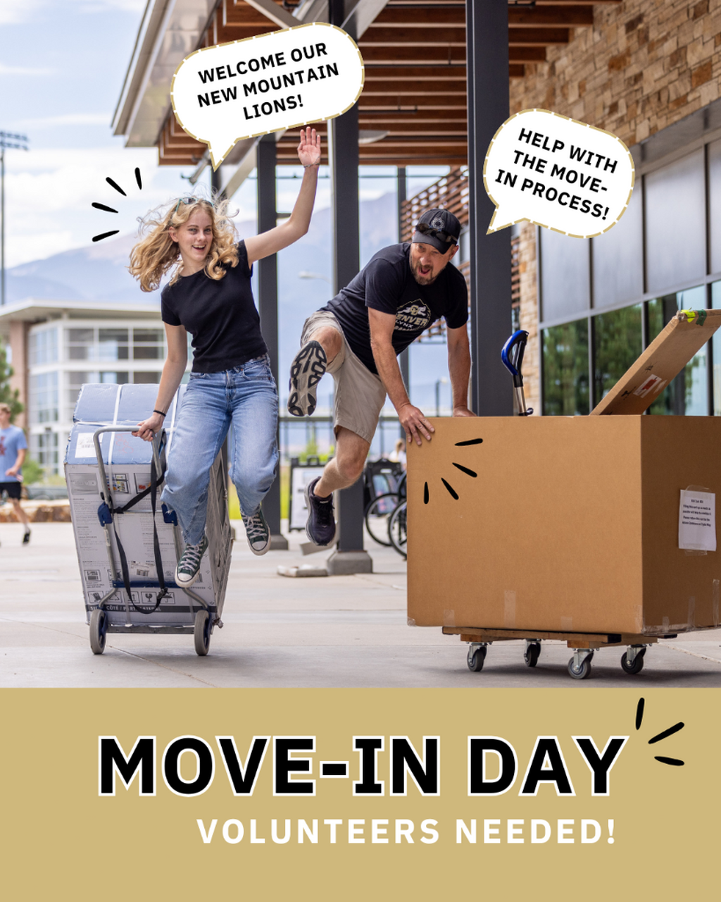 Volunteer for 2025 Student Move-In Day!