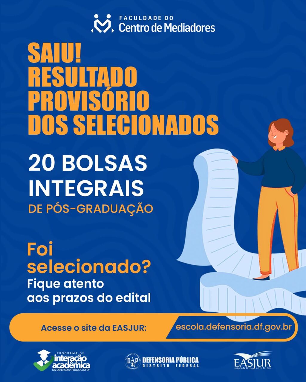 Lista provis&oacute;ria - Bolsas SEMED - Centro de Mediadores - 2025