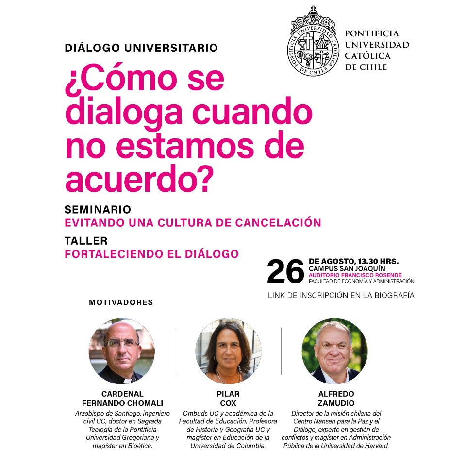 Di&aacute;logo Universitario - 26 de agosto