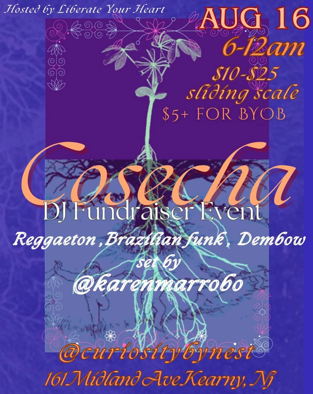 DJ FUNDRAISER FOR COSECHA NJ