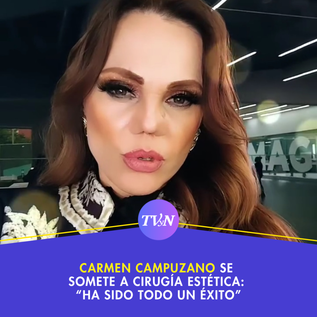 Carmen Campuzano muestra su rostro tras la cirug&iacute;a en su nariz: &ldquo;Ya sal&iacute; gracias a Dios&rdquo;