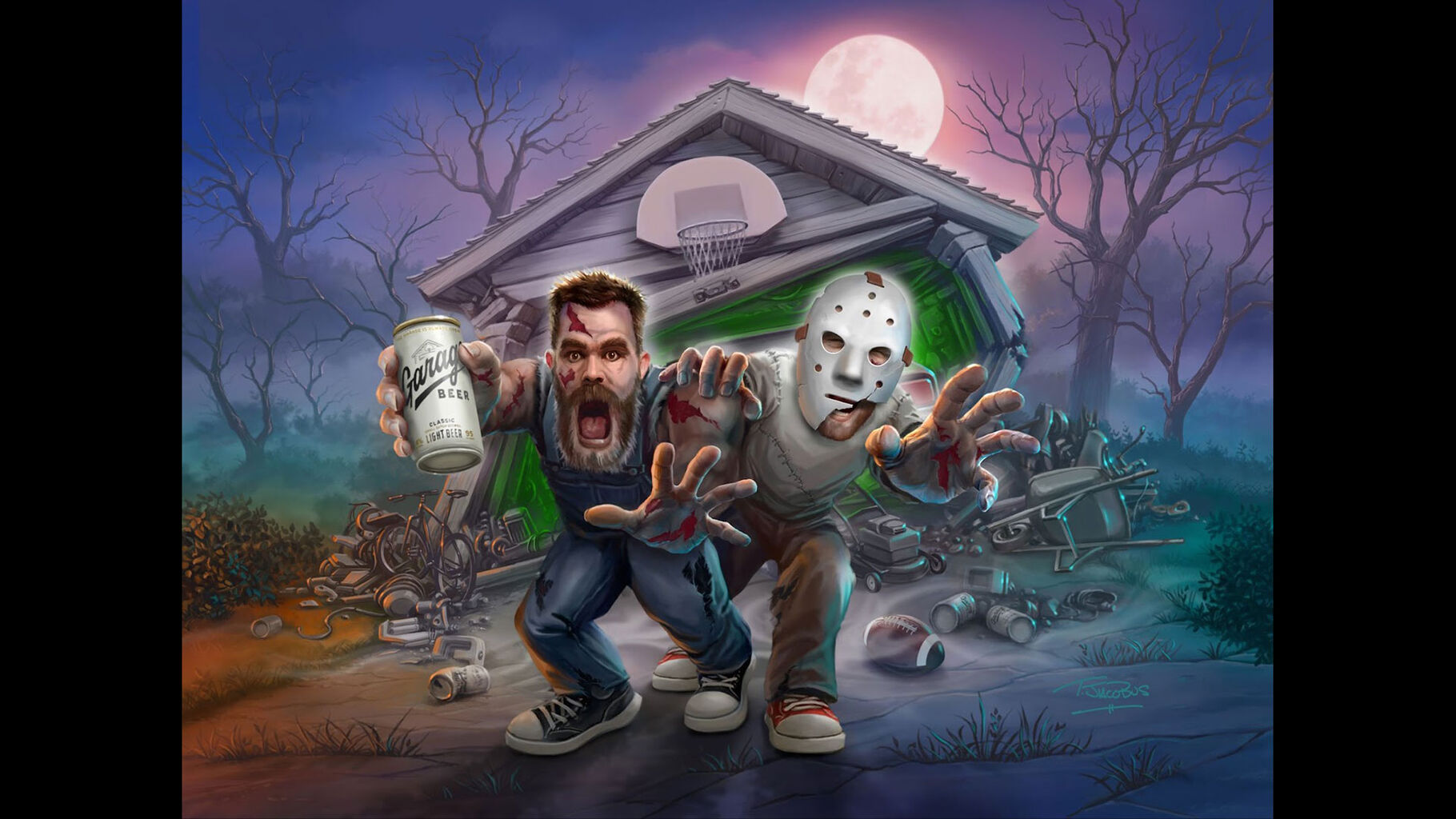 Garage Beer enlists horror illustrator Tim Jacobus for Halloween packaging