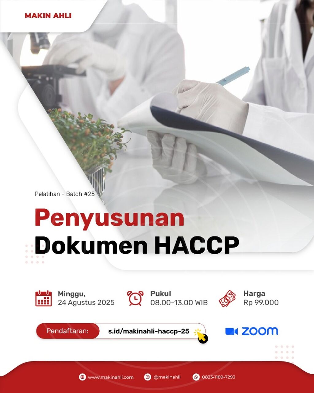 PELATIHAN PENYUSUNAN DOKUMEN HACCP BATCH 37