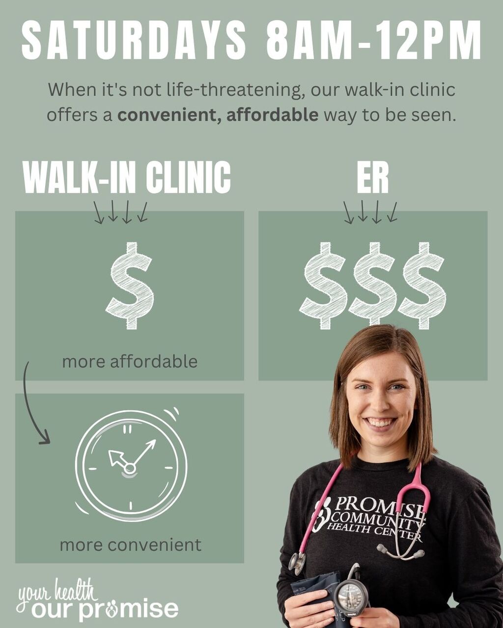 SATURDAY WALK IN CLINIC