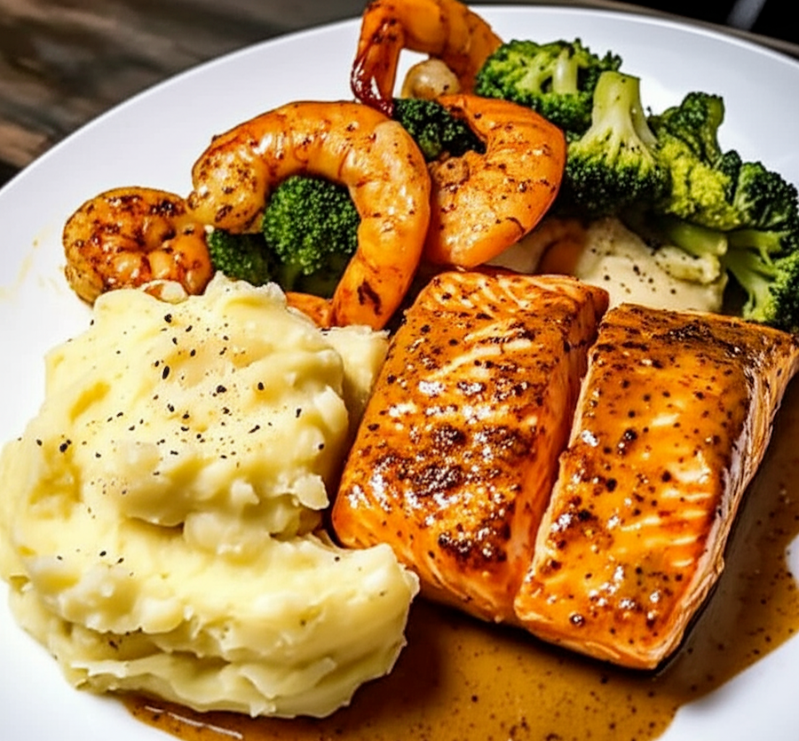Creamy Cajun Surf 'n Surf