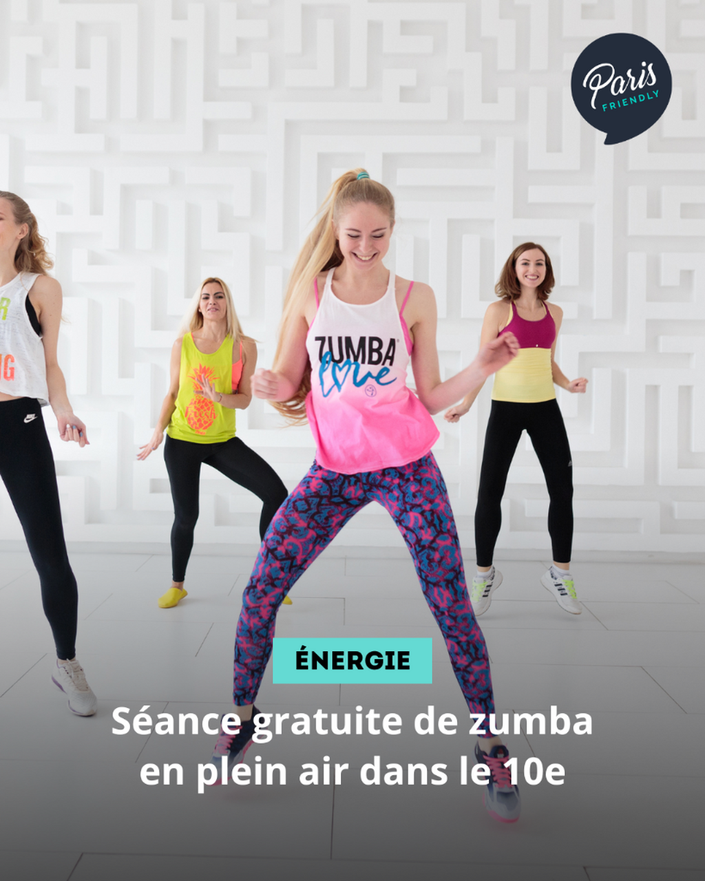S&eacute;ance gratuite de zumba en plein air dans le 10e