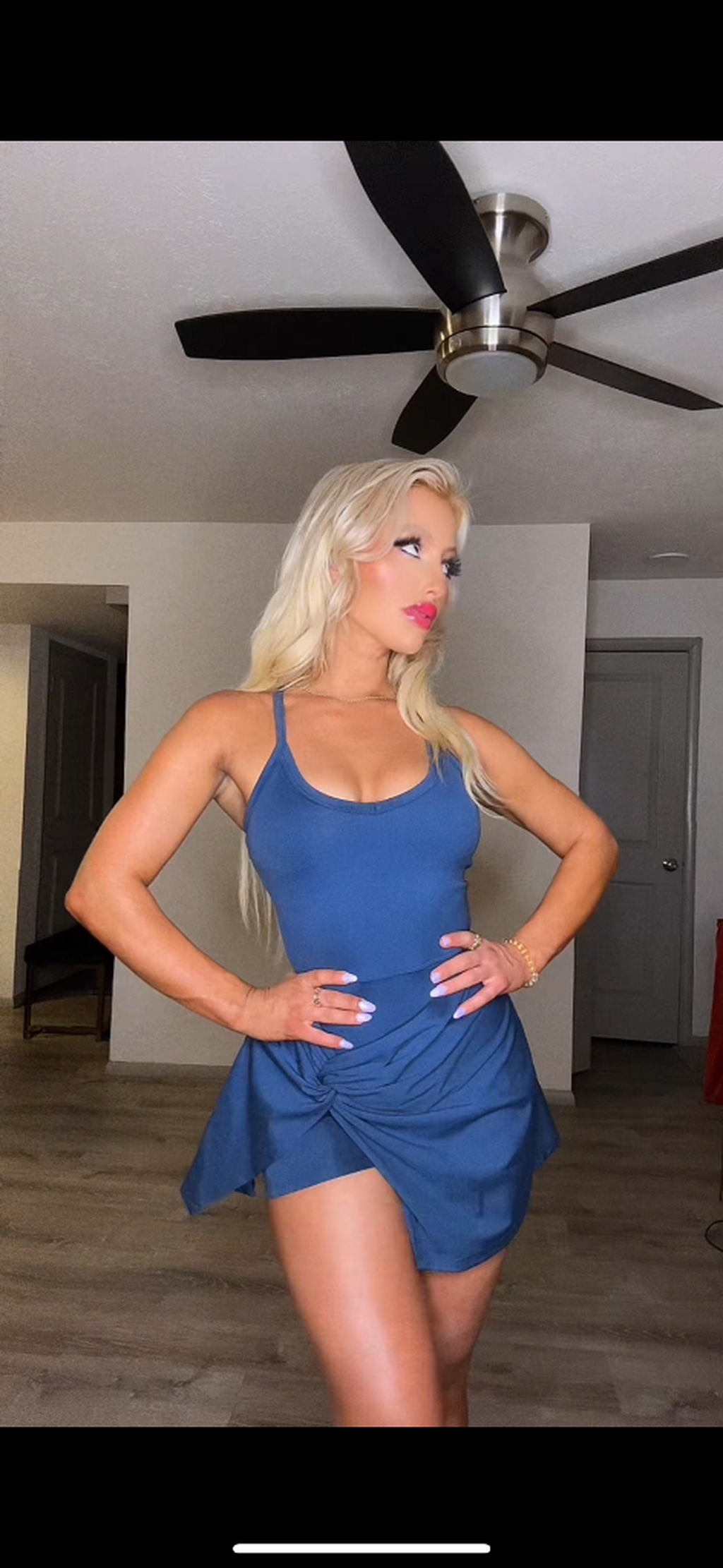 Blue tennis dress 