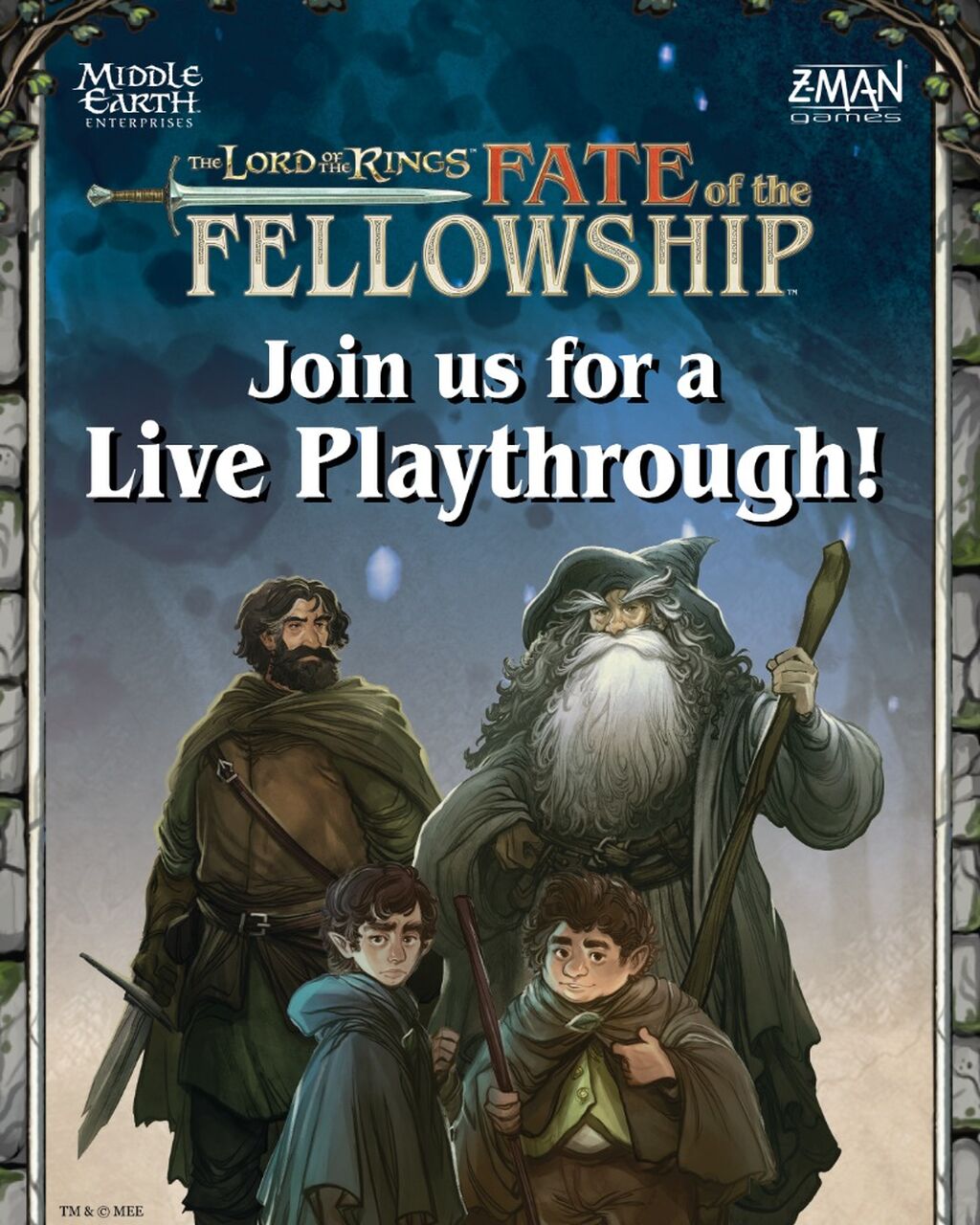 The Lord of the Rings: Fate of the Fellowship&trade; Live Stream
