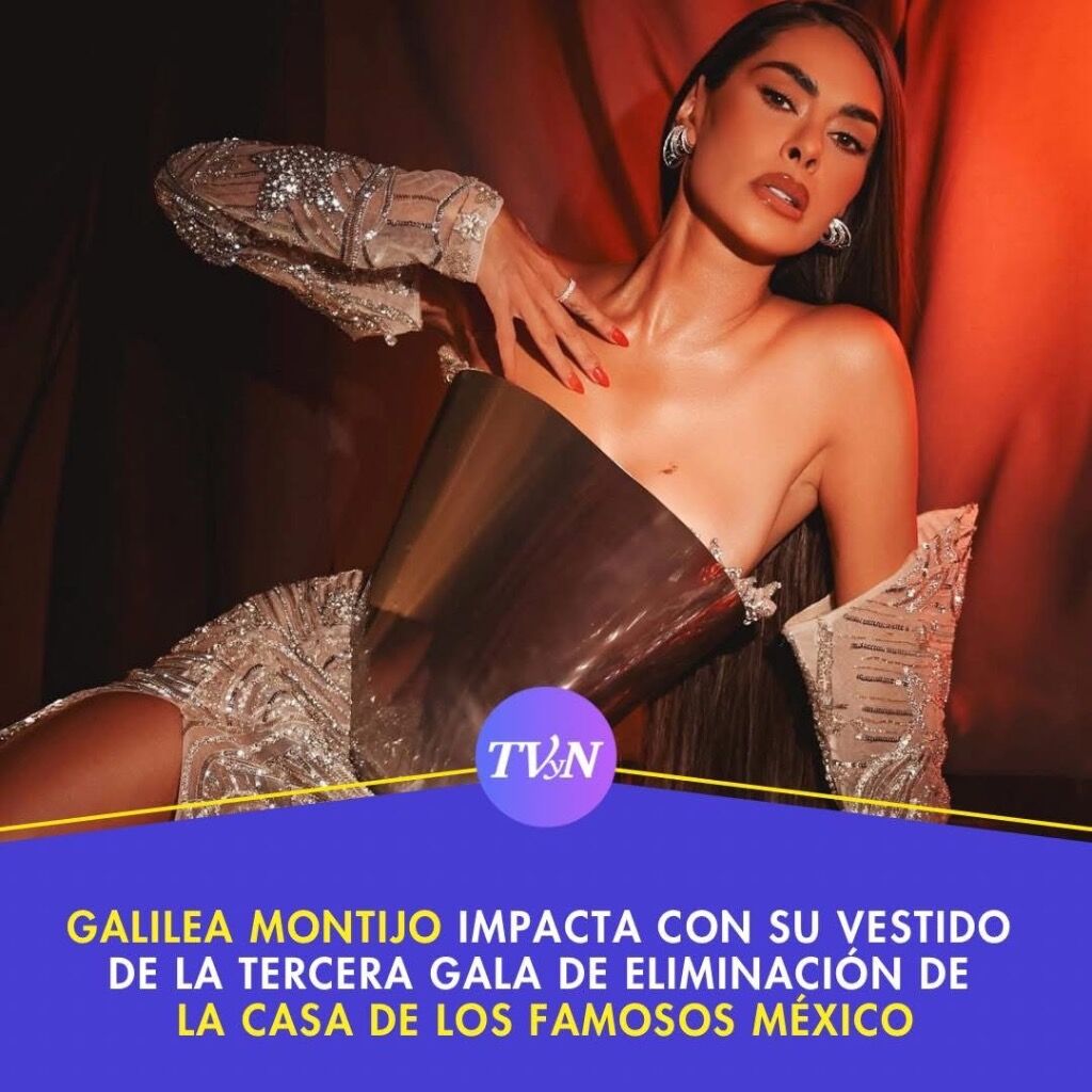 Galilea Montijo luce un elegante vestido en la segunda eliminaci&oacute;n de La Casa de los Famosos
